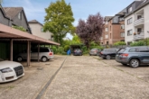 Carports und Blick zum Garten